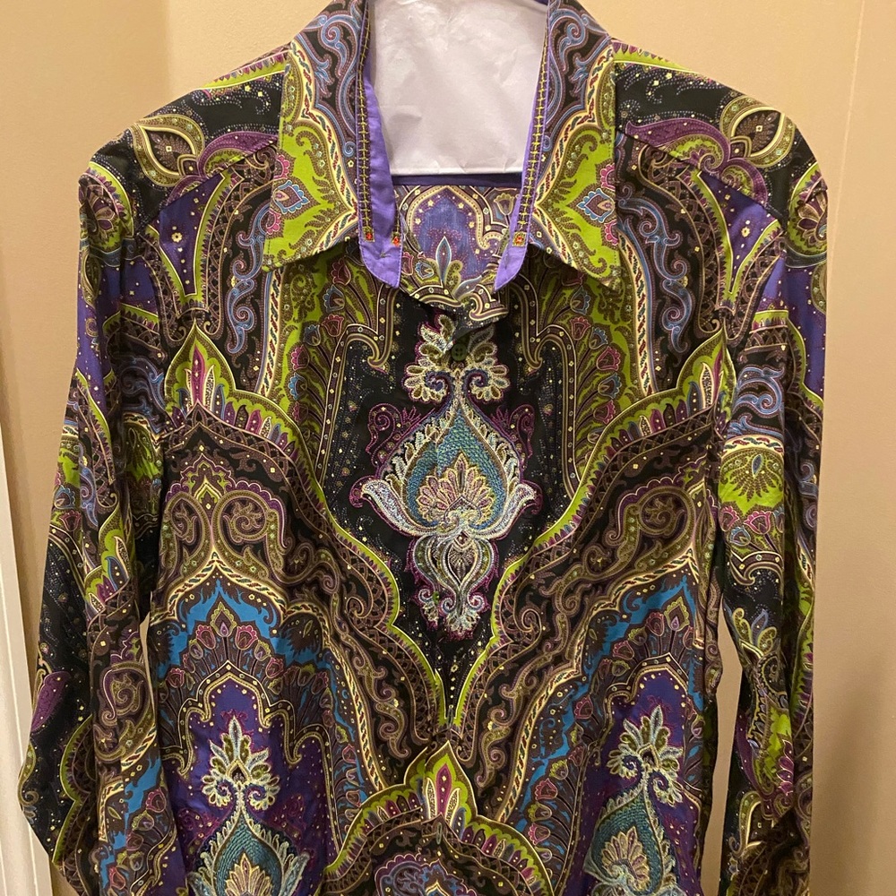 Robert Graham long sleeve shirt size XL